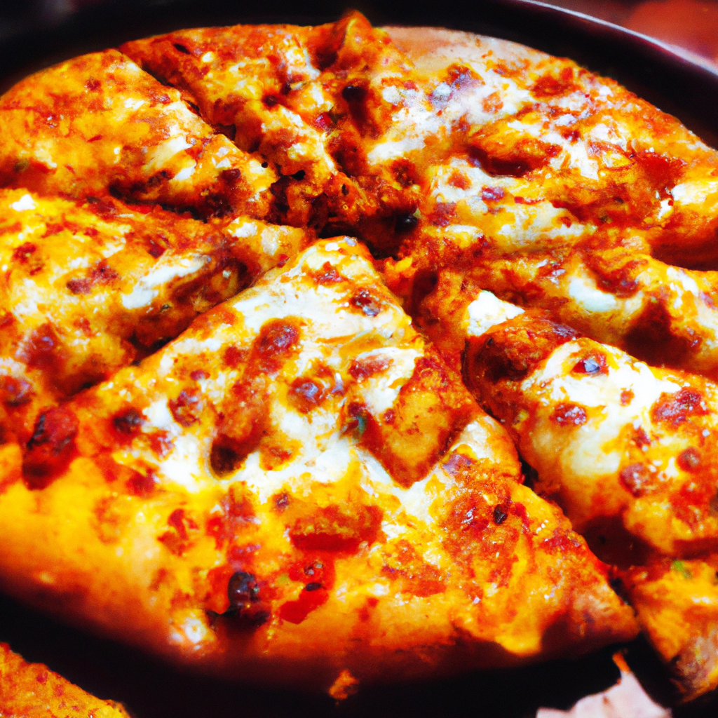 AI-generated photo of Cheese burst pizza